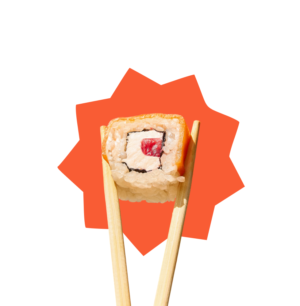 Изображение ролла с палочками